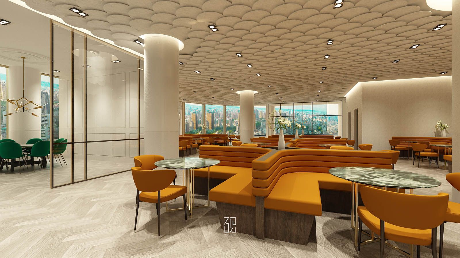 友芳康復醫院-餐廳空間設計