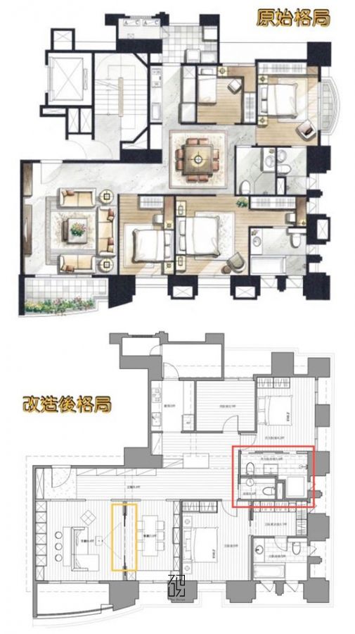 【改造系列】暮靄．晨光-平面圖