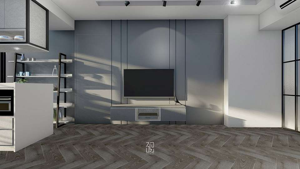 沉澱-3D作品-客廳空間