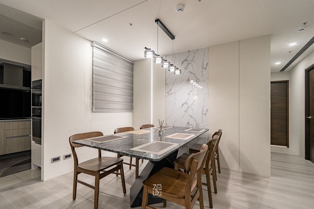 灰白象限-餐廳設計