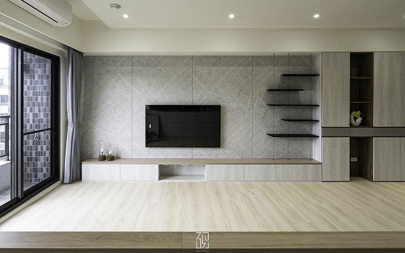 客廳與餐廳的設計整合